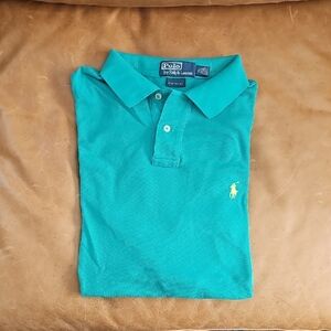 Polo by Ralph Lauren Men's Teal Polo Shirt